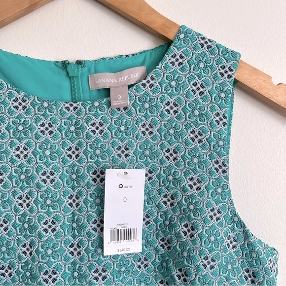 NWT Banana Republic Floral Sleeveless Mini Dress - Picture 4 of 7
